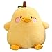OUKEYI 8 20cm Plush Yellow Duck Soft Stuffed Animal ToyCute Fruit Pear Duck Plush Pillow Duck Stuffed Animal Toy for Kids for Boys Girls Birthday Gift Party Sofa Decoration Yellow - Image 2