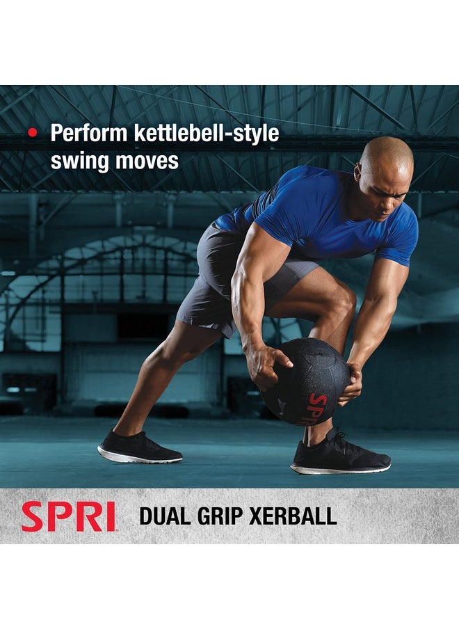 SPRI Xerball Medicine Ball with Handles - Weighted Ball for Exercise (6 lbs, 8, 10, 12, 14, 16, 18, 20 Pounds) - Med Ball for Abs, Core, Strength Training - 10 Pound - pzsku/ZC765B7144D7451BB8B76Z/45/_/1741329856/4f371f3f-849a-4b29-b21b-292094dba4ff