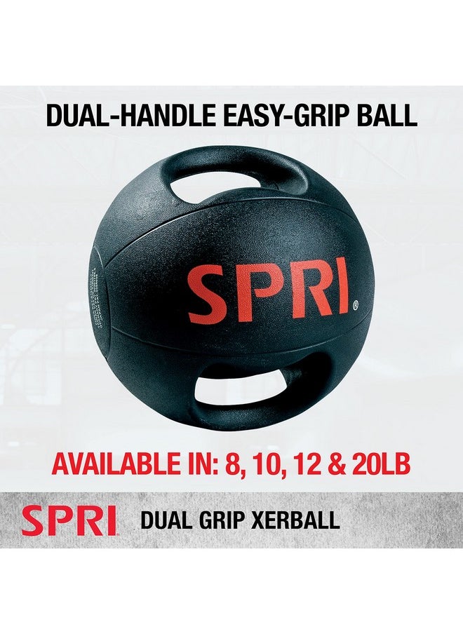 SPRI Xerball Medicine Ball with Handles - Weighted Ball for Exercise (6 lbs, 8, 10, 12, 14, 16, 18, 20 Pounds) - Med Ball for Abs, Core, Strength Training - 10 Pound - pzsku/ZC765B7144D7451BB8B76Z/45/_/1741329858/1361c6df-9908-4626-8037-e2c74f7a4457