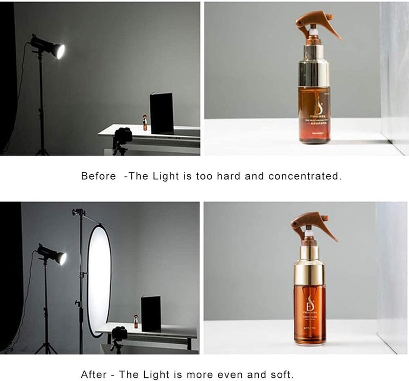 VTS Light Diffuser Photography 4x6Feet Sun Reflector Soft Diffusion Panel Professional, for Portrait Product Photo Studio Lighting Video Flash Outdoor Indoor with Carry Bag - Image 4