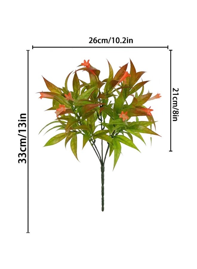 NeeMee Outdoor UV-Resistant Artificial Trumpet Flower Home Window and Door Decoration - 33cm - Image 1