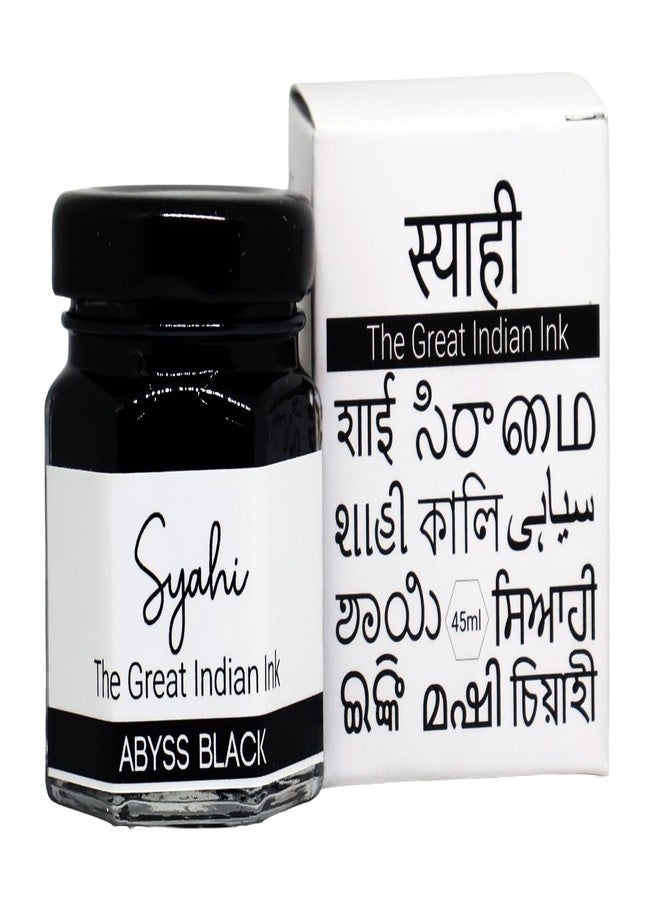 Syahi - The Great Indian Ink [Black] Fountain Pen, Calligraphy, Drawing, Doodle, Fineliner, Isograph, Technical Pen, Dip Pen, Ink Cartridge - Image 1