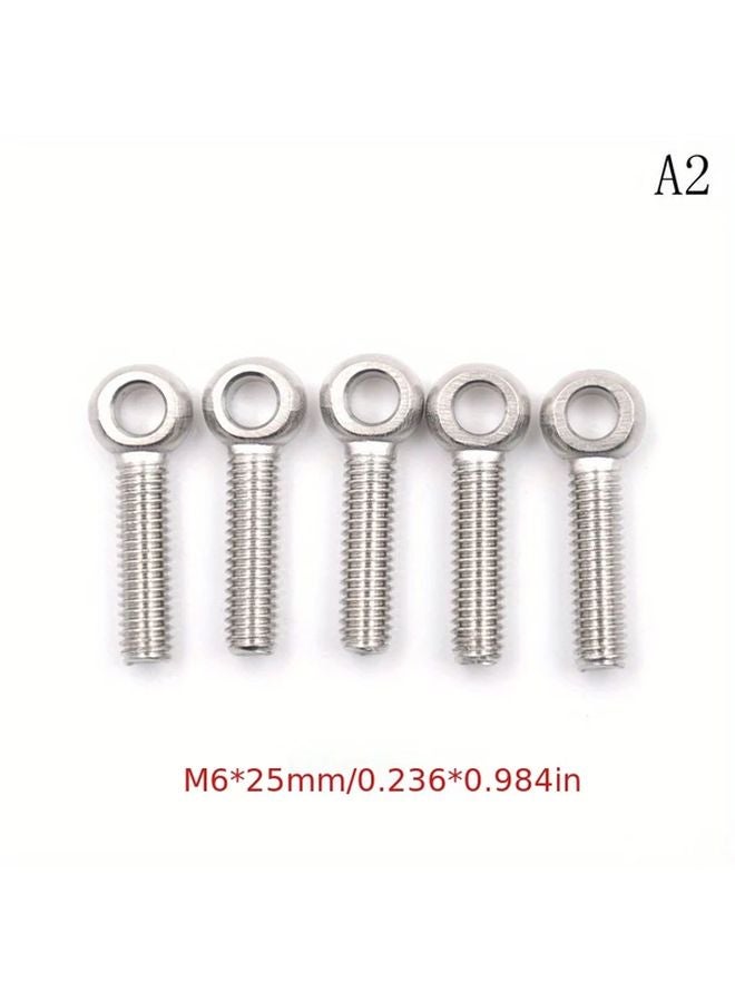 Model A1 Stainless Steel Heavy Duty Lifting Eye Bolt M5 M6 M8 M10 M12 Machine Hardware - Image 4
