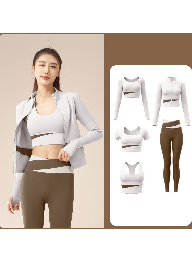 EBMINI New Pilates Yoga Training Fitness Clothing Set 