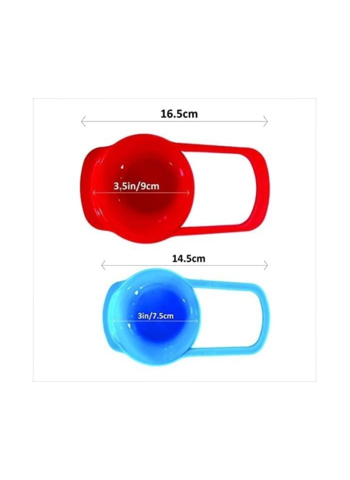Generic - Plastic 6 pcs measuring spoon cup set with different capacity - Image 1