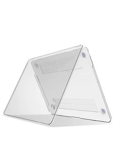Hard Shell Case Protective Snap On Cover Compatible with Apple MacBook Pro 15 inch 2019 2018 2017 2016 Release A1990 A1707 with Touch Bar and Touch ID (Crystal Clear)