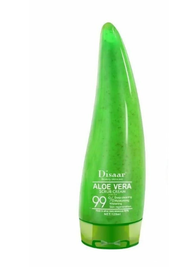 Disaar Aloe Vera 99% Gel Body Scrub 120ml - Image 2