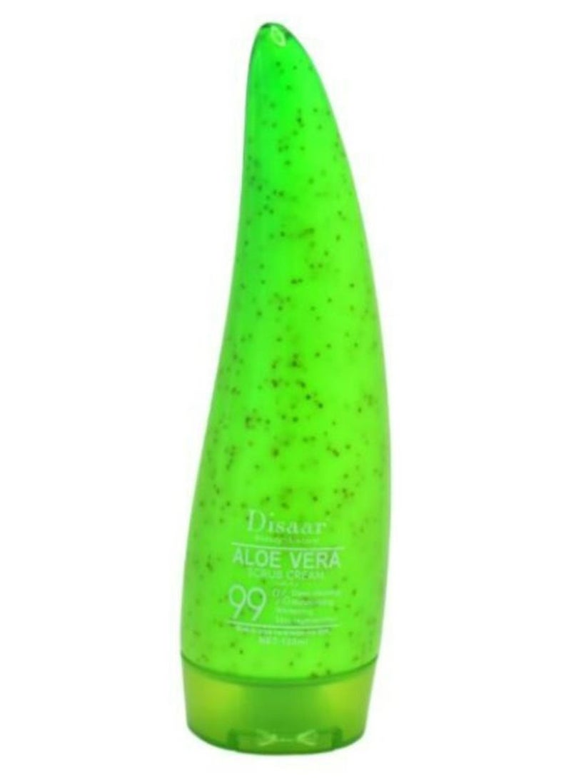 Disaar Aloe Vera 99% Gel Body Scrub 120ml - Image 1