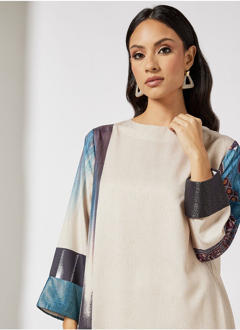 Thouq - All-Over Print Jalabiya - Image 1