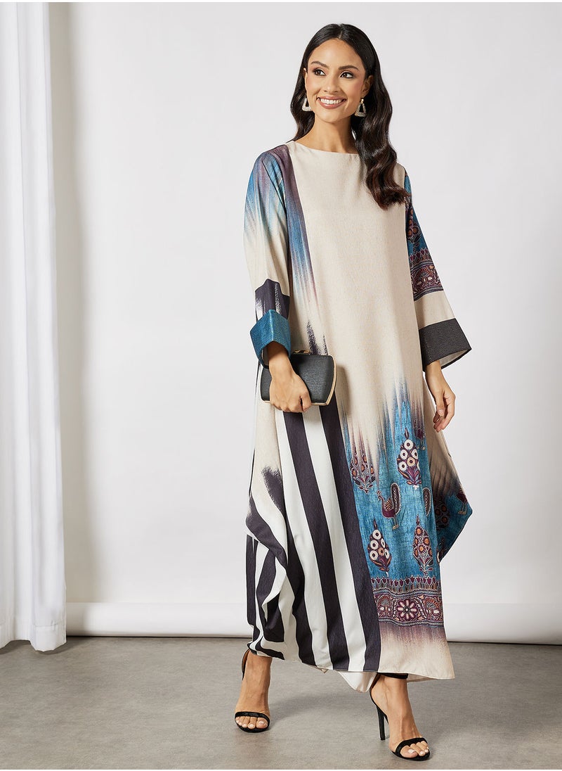 Thouq - All-Over Print Jalabiya - Image 1