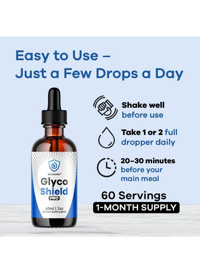 LIVORKA (2 Pack) Glyco Shield Drops - Official GlycoShield Pro Blood Formula Support Supplement Drops - Maximum Strength Original Natural to Overall Wellness and Support Health Reviews, 2 Bottles for 2 Months - Image 4
