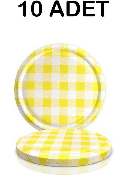 Tiesa Home Colorful Metal 10 Pieces Jar Lid 82 mm  - Image 4