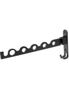 Foldable Wall Mounted Clothes Hanger Folding Wall Mounted Clothes Hanger Rack Small Wall Clothes Airer No Drilling Wall Clothes Hook Rack Aluminum Wall Mounted Drying Rack
