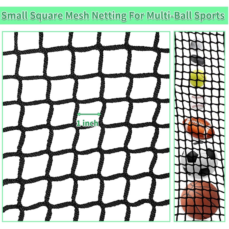 Iuzeai 10X20Ft High Impact Golf Practice Net  Heavy Duty Nylon Netting Material - Image 5