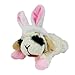 Multipet Lamb Chop Dog Plush Toy wEaster Bunny Ears Squeaky Toy for All Dogs Extra Soft Plush Stuffed Animal for Cuddling Playing 6 CreamPink - Image 3