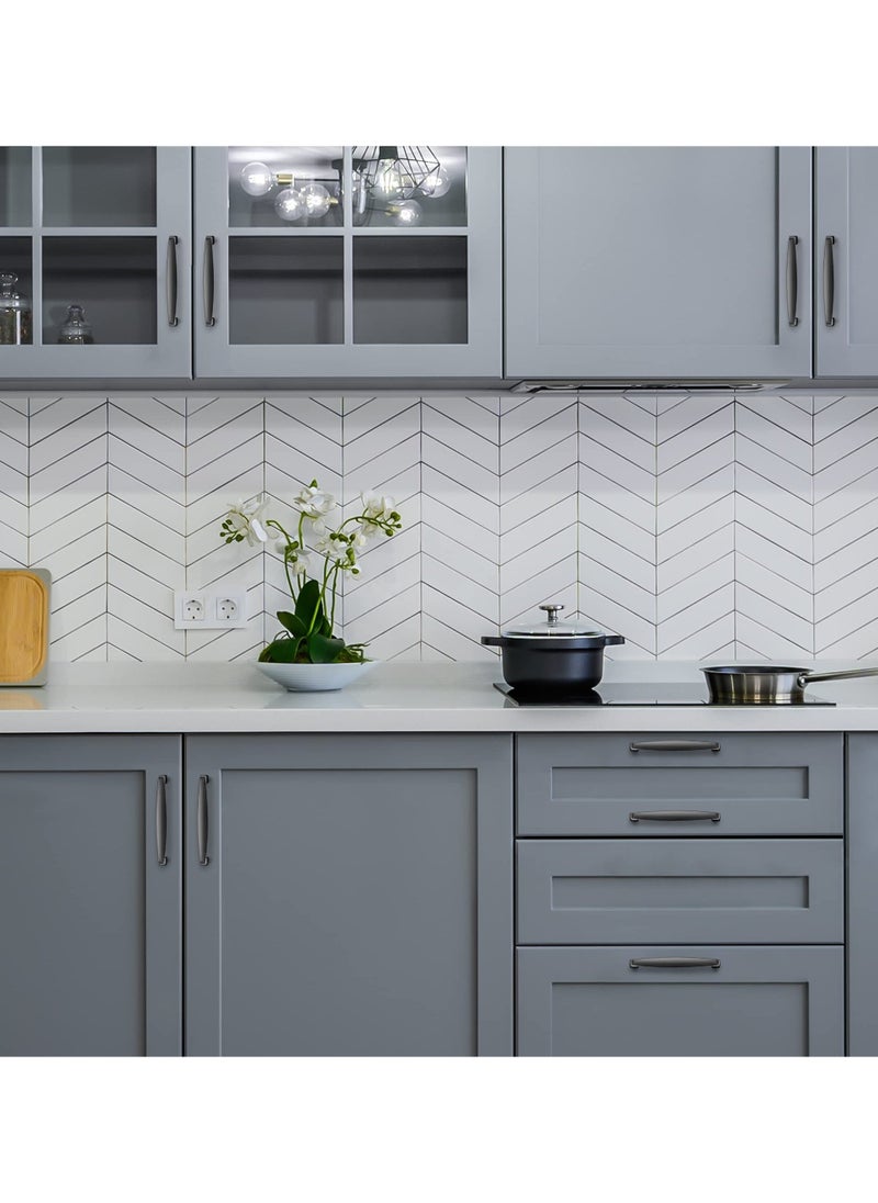 10 Pcs Kitchen Cabinet Handles Solid Pulls Hardware 5 inch Hole Center Matte Black Drawer for Cupboard - Image 4