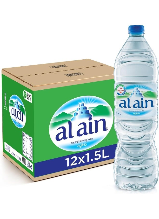 Al Ain Water 1.5L, Pack of 12, Low Sodium Water, Balanced Mineral Composition Nourishing Al Ain Water - pzsku/ZC76646CDA88F3B8848DDZ/45/_/1738821918/a821b6dc-e7a6-43c6-9baa-1f81fa4b5181