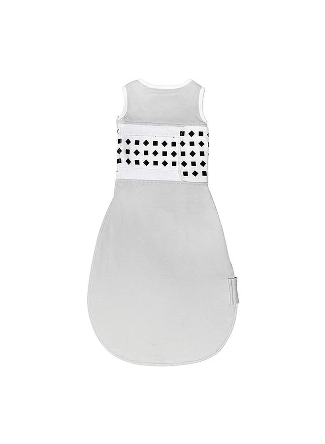 نانيت Breathing Wear Sleeping Bag 100% Cotton Baby Sleep Sack Works With Pro Baby Monitor To Track Breathing Motion Sensor Free, Real - Time Alerts, Size Large, 12 To 18 Months, Pebble Grey