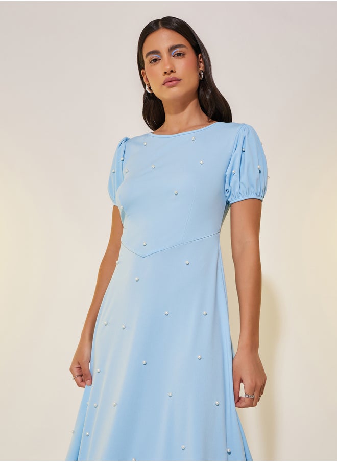 Take Two Pearl Embellished Dress  - Image 3