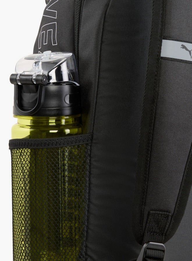 PUMA Puma Logo Print School Backpack with Adjustable Straps and Zip Closure  - Image 4
