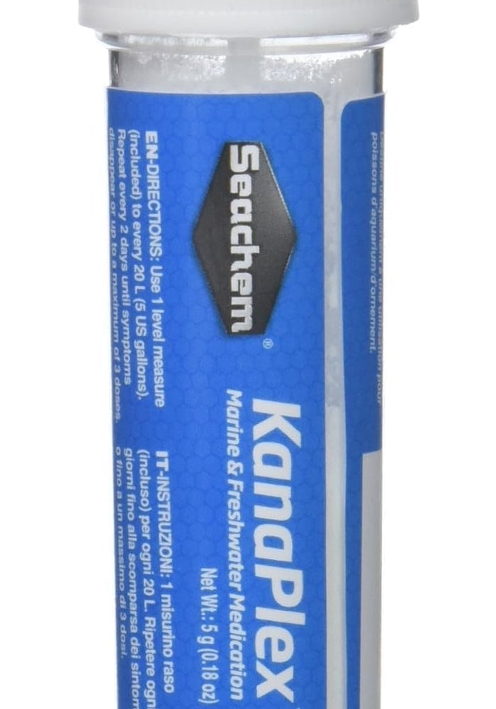 Seachem Kanaplex Fish Medication, 5 g (0.18 oz) for Freshwater and Marine Aquaria