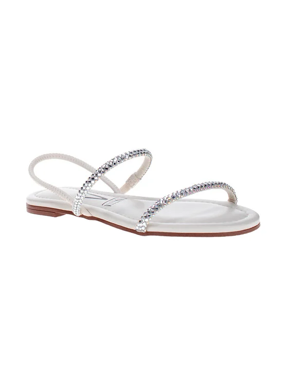 VIZZANO Vizzano Ladies Flat Sandals White | Made In Brazil