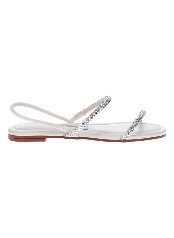 VIZZANO Vizzano Ladies Flat Sandals White | Made In Brazil