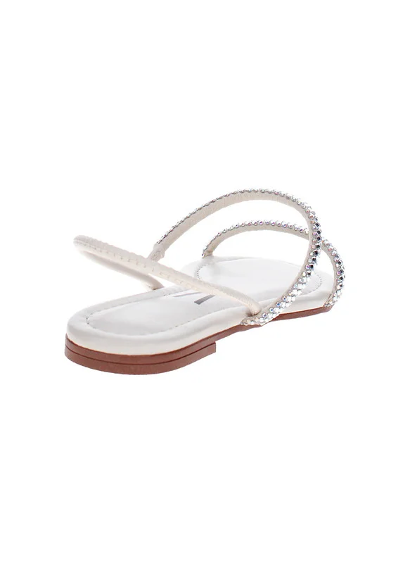 VIZZANO Vizzano Ladies Flat Sandals White | Made In Brazil