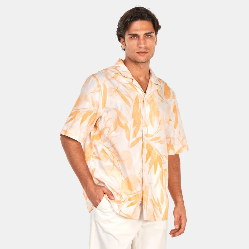 Timberland Men's Natural Summer Refibra Graphic T-Shirt