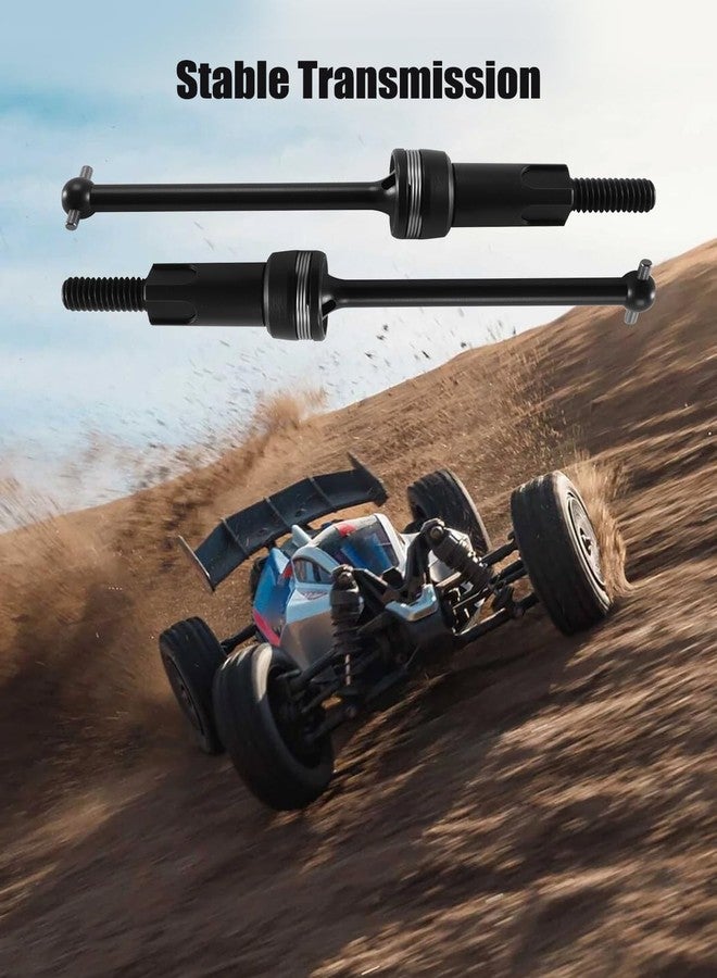 YGZICK 2 Pcs #45 Steel CVD Driveshaft Front and Rear Drive Shafts Set Fit for Arrma Mojave Grom 4X4 Brushed RC 1/16 Replace ARA311227 ARA311229 - Image 3