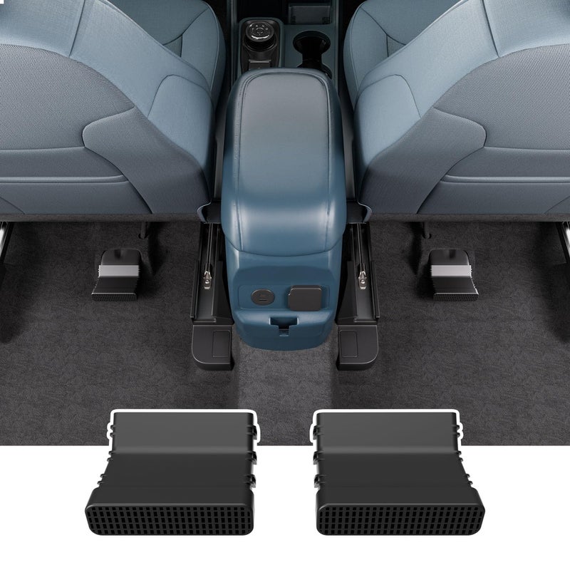 xipoqix Under Seat Vent Deflector Compatible with 2022-2025 Ford Maverick Rear Air Conditioning Vent Directional Extension Not for 2025 Lariat Replacement for 2022-2025 Ford Maverick Accessories - Image 1
