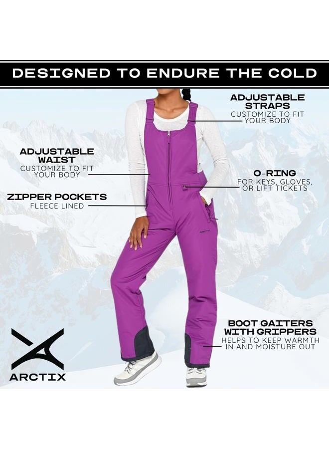 Arctix Women's Essential Insulated Bib Overalls, Amethyst, 1X (16W-18W) Regular - Image 4