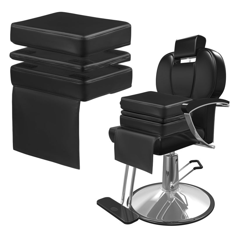 HOMBYS Adjustable Salon Booster Seat for Kids Leather Children Cushion for Barber Chair Cushion for Styling Chair Different Heights are Adjustable to fit Children from 310 Years Old 145x11 - Image 3