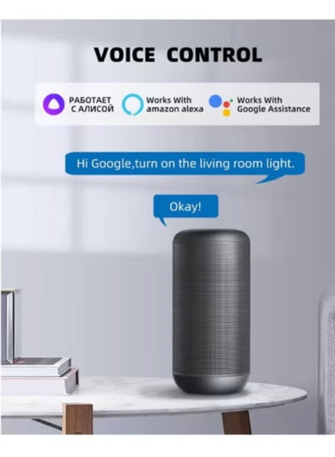 قاطع كهربائي ذكي Tuya WiFi بقدرة 63 أمبير – حماية تسرب أرضي وجهد مرتفع/منخفض مع عداد طاقة kWh متوافق مع تطبيق Smart Life - Image 5