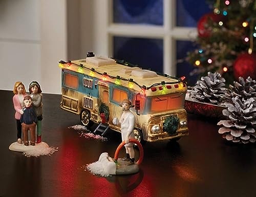 Department 56 Snow Village National Lampoon's Christmas Vacation Cousin Eddie's RV Lit Figurine, 7.87 Inch, Multicolor - Image 2