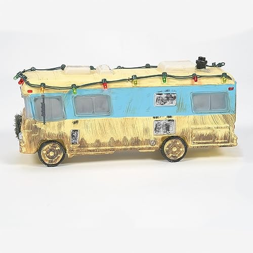 Department 56 Snow Village National Lampoon's Christmas Vacation Cousin Eddie's RV Lit Figurine, 7.87 Inch, Multicolor - Image 5