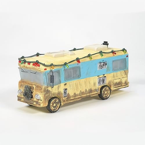 Department 56 Snow Village National Lampoon's Christmas Vacation Cousin Eddie's RV Lit Figurine, 7.87 Inch, Multicolor - Image 3