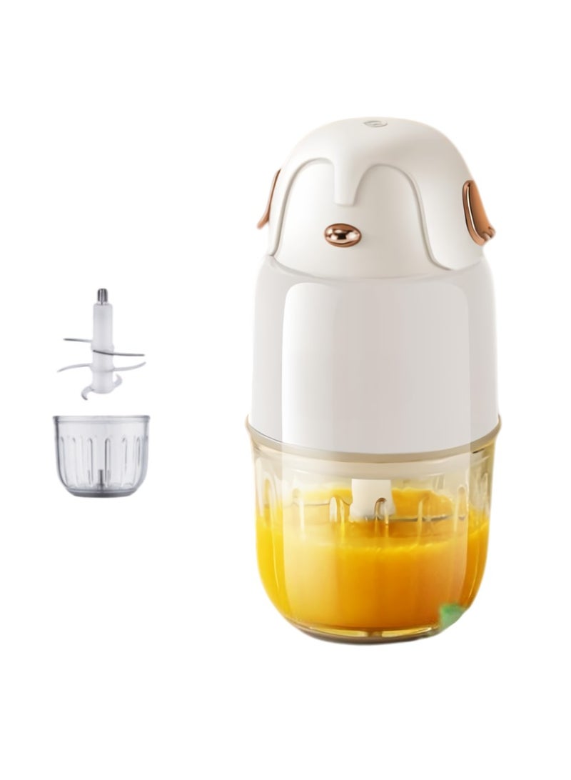 Baby Food Maker, Lightweight And Portable Baby Food Processor, Efficient Food Blender For Baby Food, Food Puree Maker For Vegetable Fruit Baby Food, (1pc, 304 Steel, 6 Leaves Single Cup Single Blade)  - Image 1