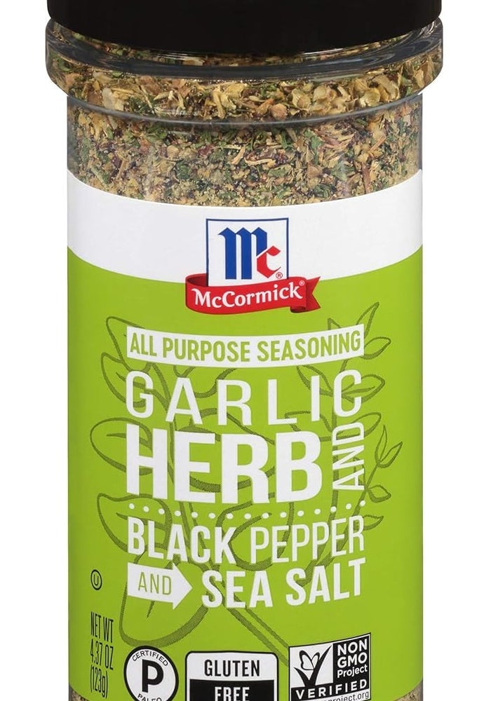 McCORMICK توابل مكورميك بالثوم والأعشاب والفلفل الأسود وملح البحر - 4.37 أونصة - Image 1
