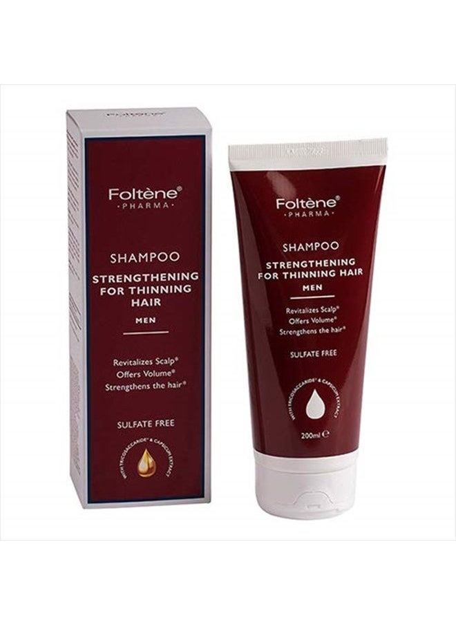 Foltene Shampoo Strenthening For Thinning Hair, Men, 6.76oz  - Image 1