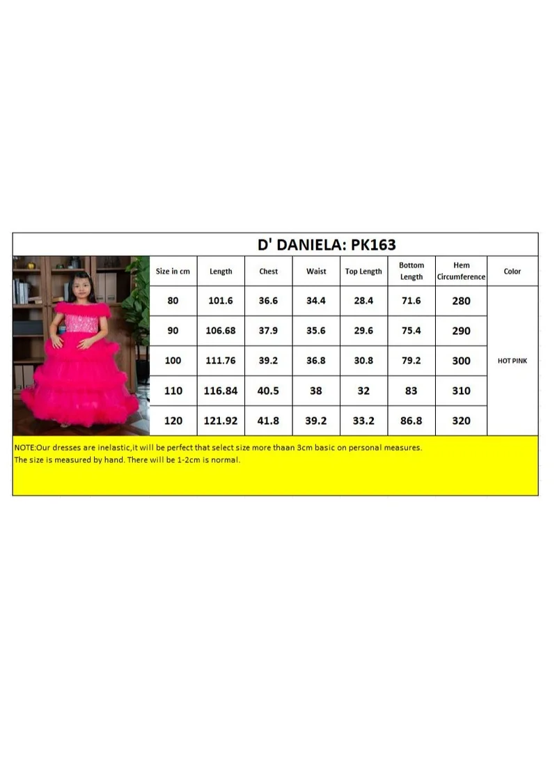 D'Daniela Tiered Ruffle Dress