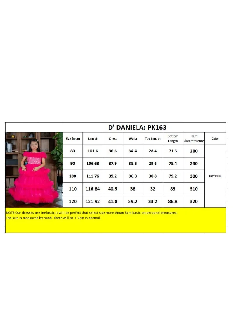 D'Daniela Tiered Ruffle Dress