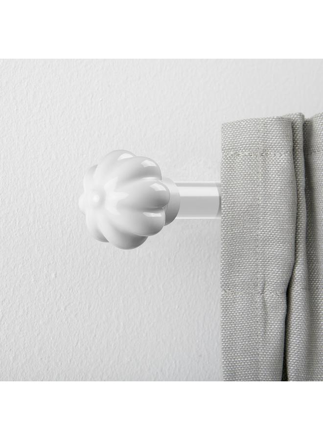 Zaboon Finials, 1 Pair, White - Image 2