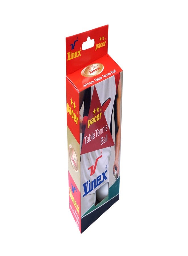 Vinex Table Tennis Ball 40 mm. 2 Star Pack of 12 Pc - Image 4