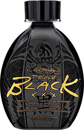 Ed Hardy BLACK XXX Instant Dark Color Tanning Lotion 135 oz - Image 2