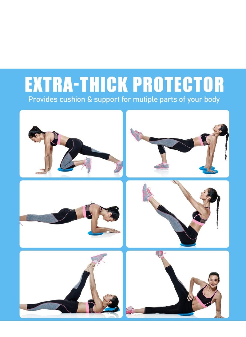 اسم المحتوى ناريلا Yoga Knee Pad, Anti Slip Foam Yoga Kneeling Pad, 2PCS Thick Exercise Workout Knee Pad for Women and Men, Sports Balance Cushion for Protecting Knee, Elbow, Hand - Image 5