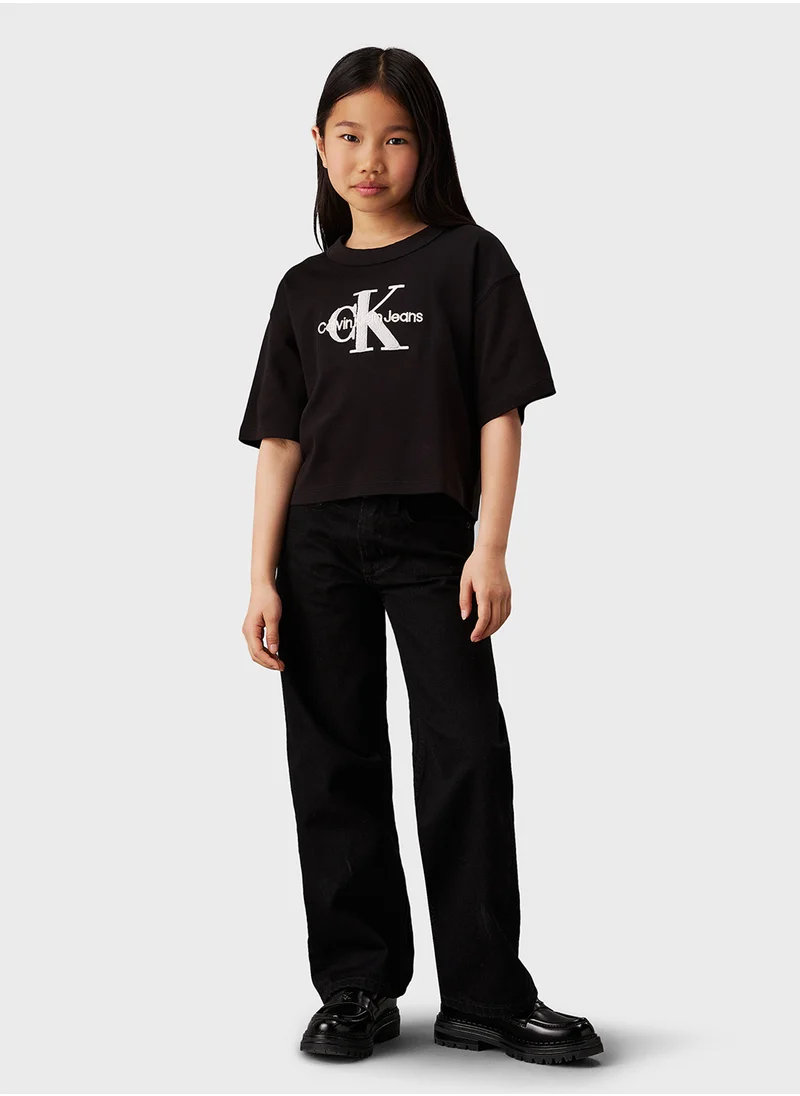 Calvin Klein Jeans TEDDY MONOLOGO SS T-SHIRT