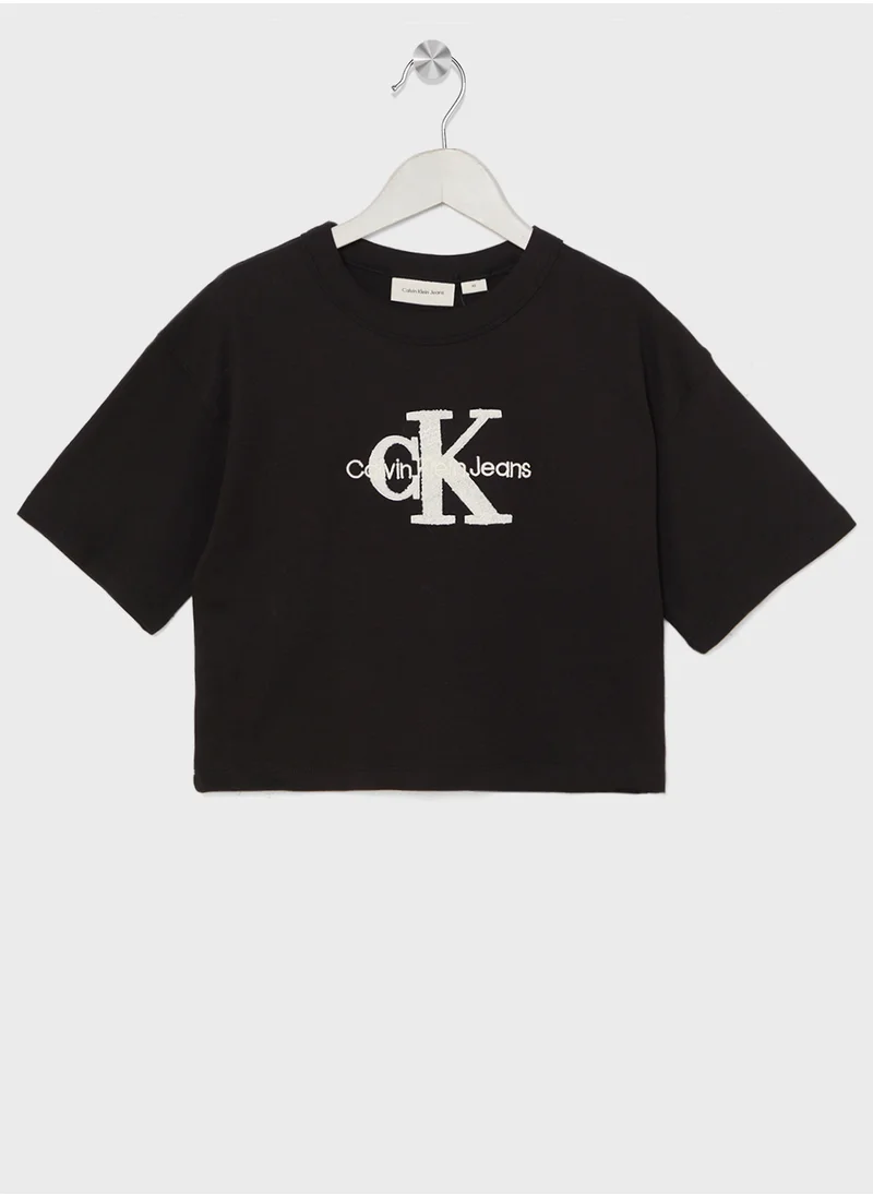 Calvin Klein Jeans TEDDY MONOLOGO SS T-SHIRT