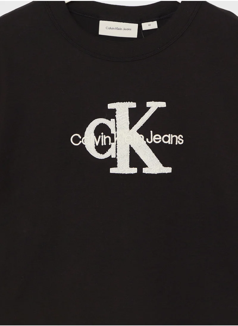 Calvin Klein Jeans TEDDY MONOLOGO SS T-SHIRT