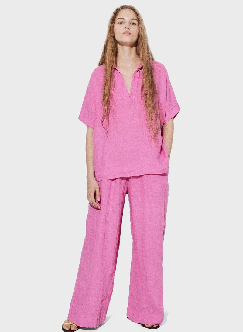 بارفوا V-Neck Top